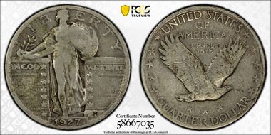 1927-S 25C VG10