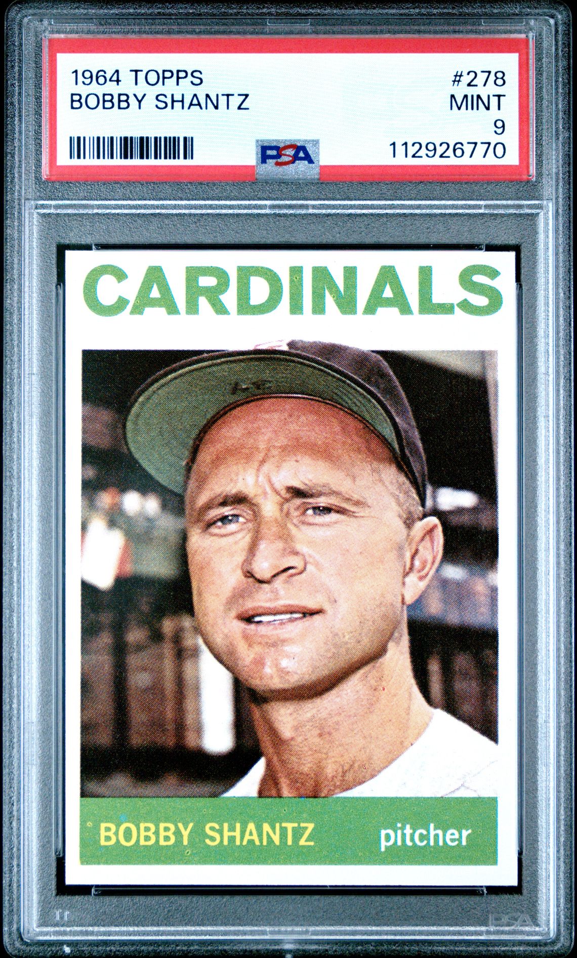 1964 Topps TOPPS #278 Bobby Shantz front