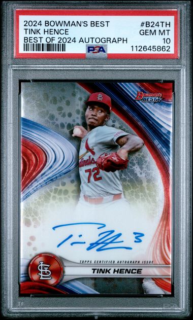 2024 Bowman Bowman's Best #B24-TH Tink Hence front