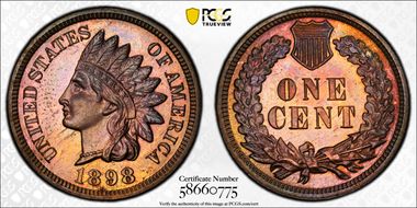 1898 1C PR65BN