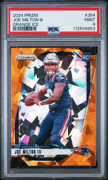 2024 Panini Prizm Orange #354 Joe Milton front