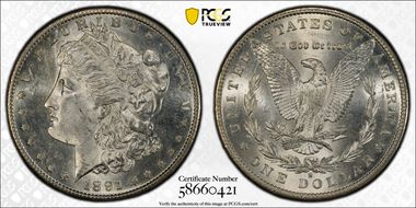 1891-S $1 MS64