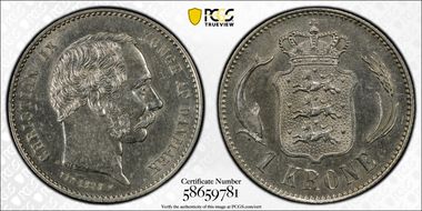 1898 HC VBP Krone KM-797.2  Ag MS61