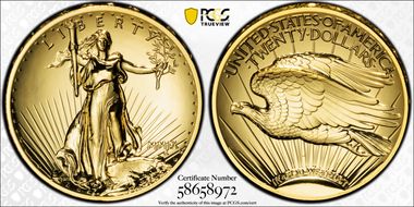 2009 $20 Ultra High Relief MS70PL