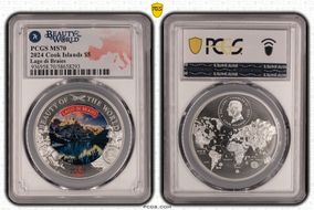 2024 $5 Lago di Braies Beauty of the World MS70