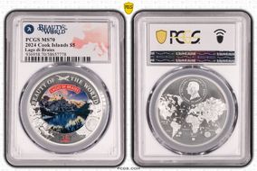 2024 $5 Lago di Braies Beauty of the World MS70