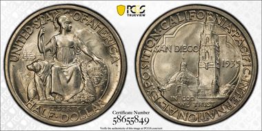 1935-S 50C San Diego MS63