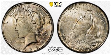 1925-S $1 MS64