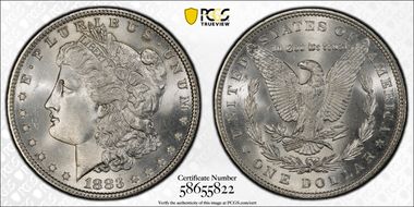 1883 $1 MS66