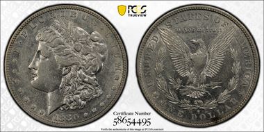 1880/79-O $1 VAM 4, Crossbar N1