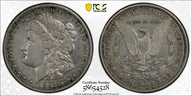 1892-S $1 VAM 2 Doubled Date N1