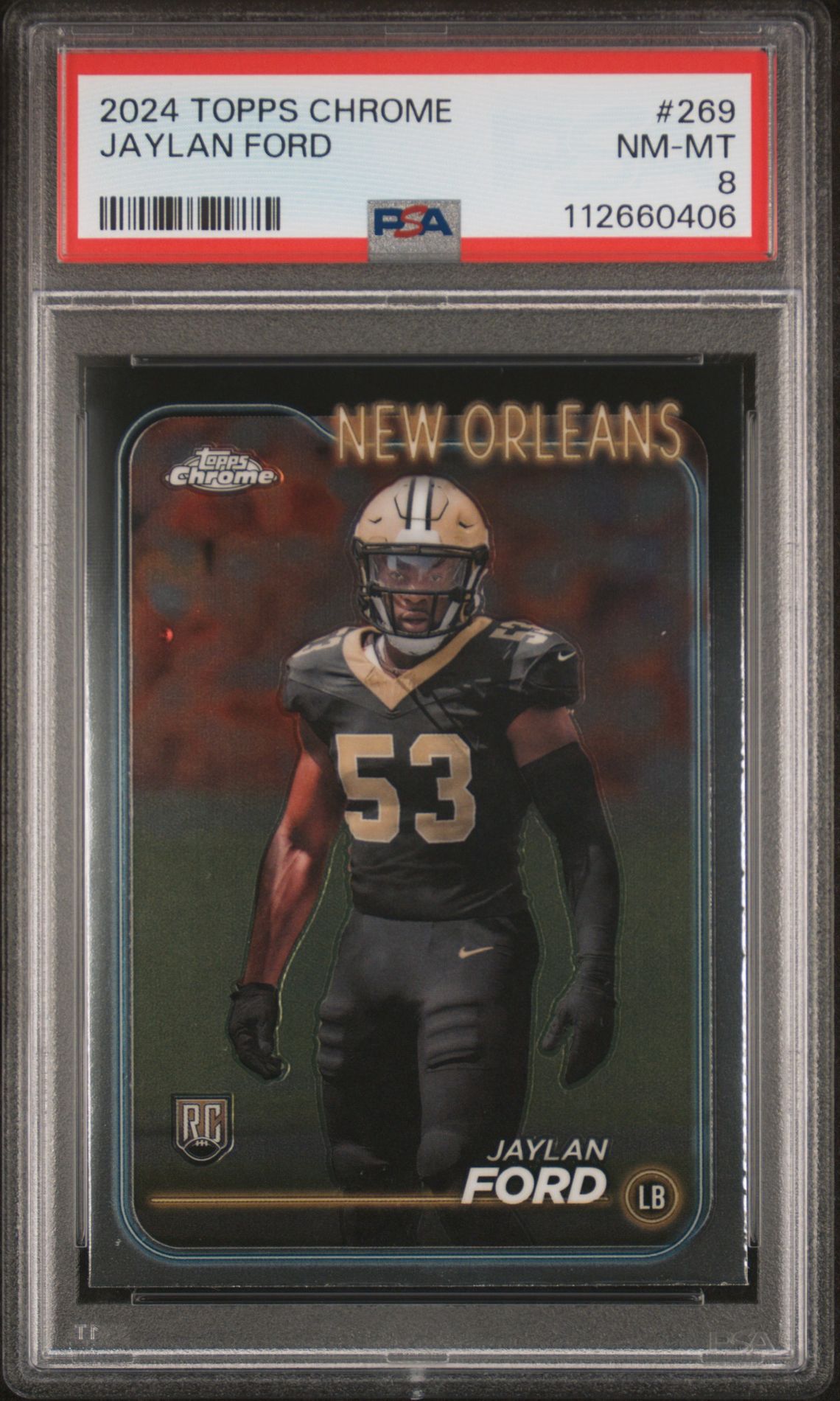 2024 Topps Chrome TOPPS CHROME #269 Jaylan Ford front