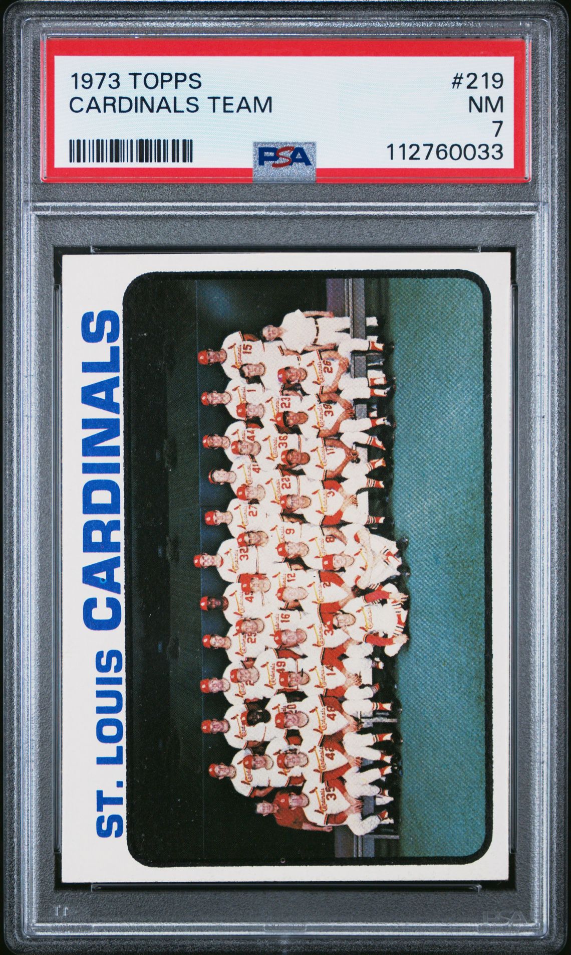 1973 Topps TOPPS #219 Cardinals Team front