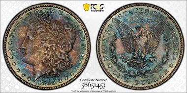 1885 $1 MS66