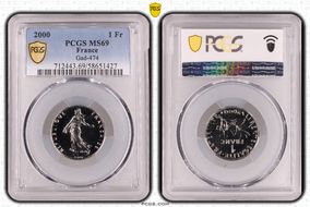 2000 1 Fr Gad-474 MS69