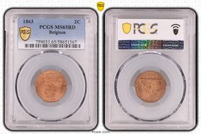 1863 2C KM-4.2 MS65RD