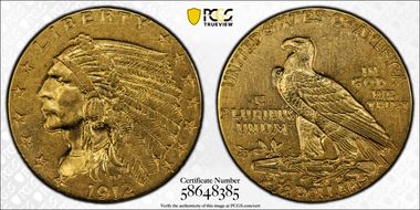 1912 $2.50 AU55
