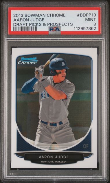2013 Bowman Chrome Draft Picks & Prospects Aaron Judge #Bdpp19 (Draft Picks & Prospects) Mint 9 front