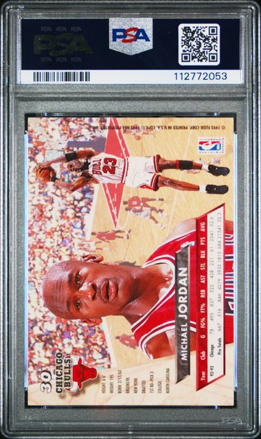 1993 Ultra Michael Jordan #30 Mint 9 back