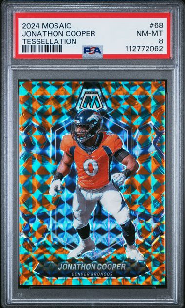 2024 Panini Mosaic Jonathon Cooper #68 (Tessellation) Nm-Mt 8 front