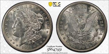 1921-D $1 MS61