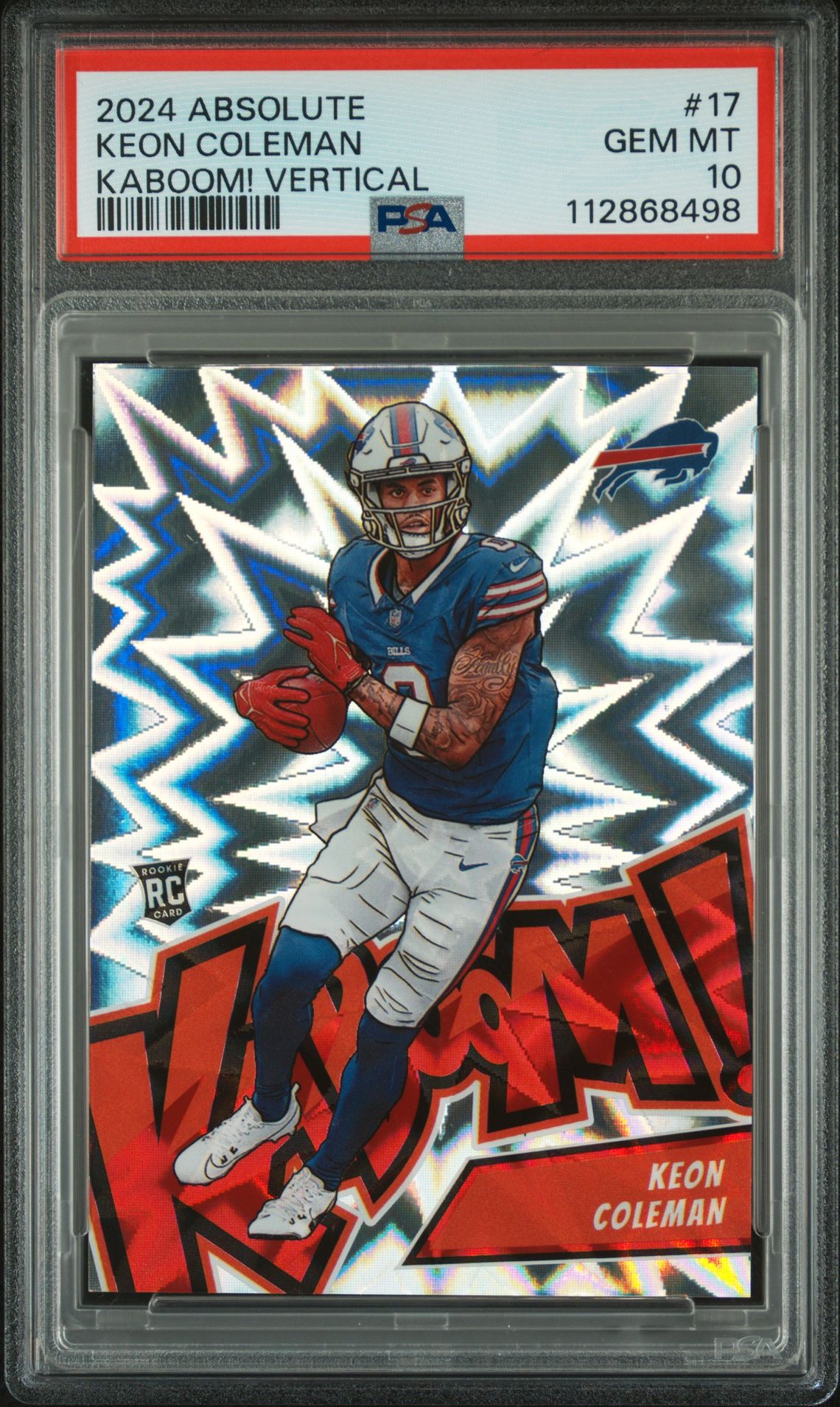 2024 Panini PANINI ABSOLUTE KABOOM! VERTICAL #17 Keon Coleman front