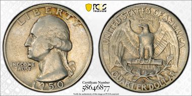 1950-D/S 25C OMM, FS-601 XF40