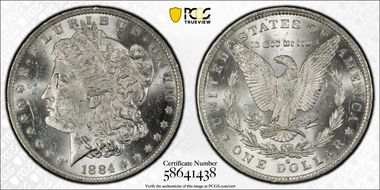 1884-O $1 MS61