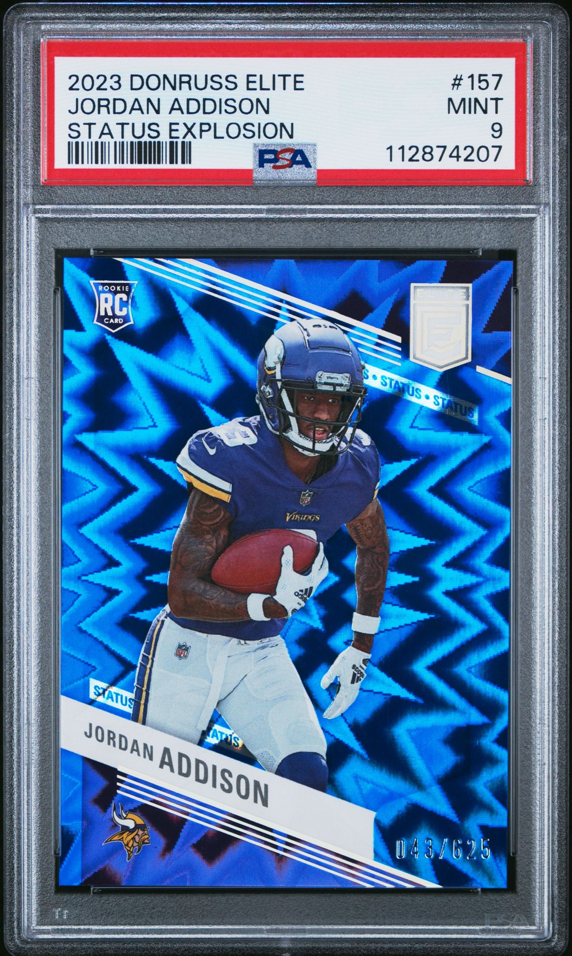 2023 Panini PANINI DONRUSS ELITE STATUS EXPLOSION #157 Jordan Addison front