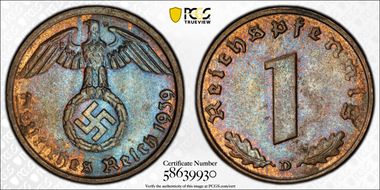 1939-D Pfg J-361 MS63BN