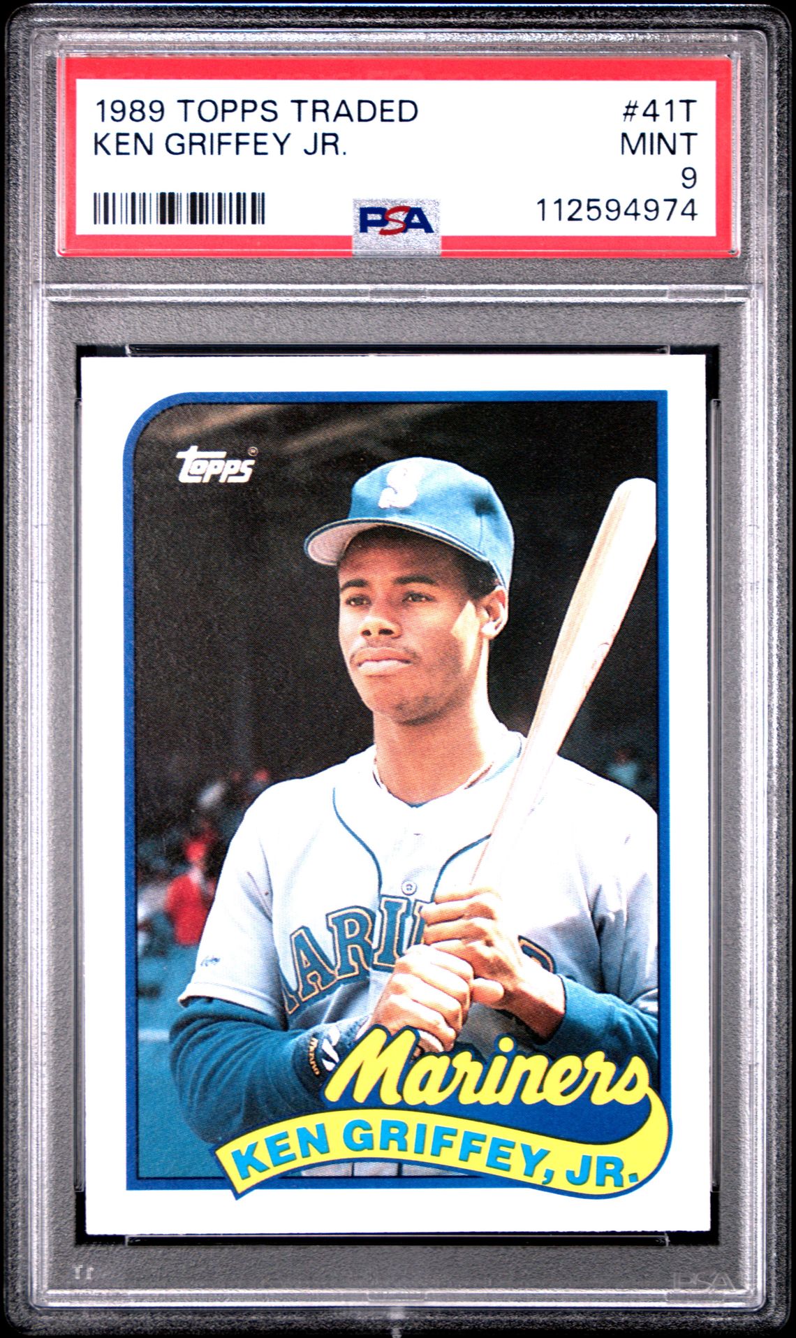 1989 Topps Traded Ken Griffey Jr. #41T Mint 9 front