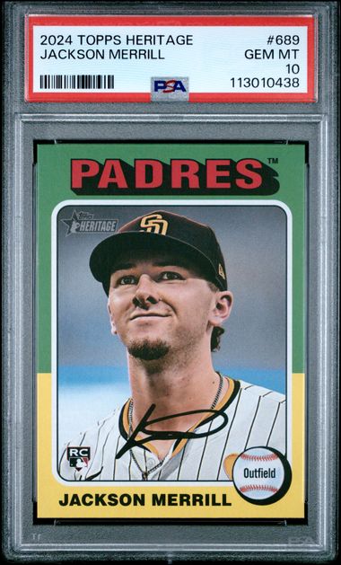 Topps Jackson Merrill front