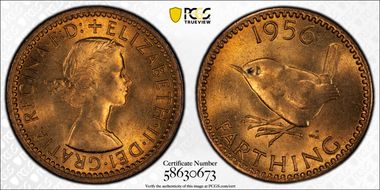 1956 1/4D S-4159 MS65RD