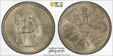 1953 Crown S-4136 Coronation MS66