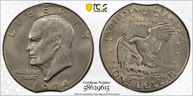 1974-D $1 MS63