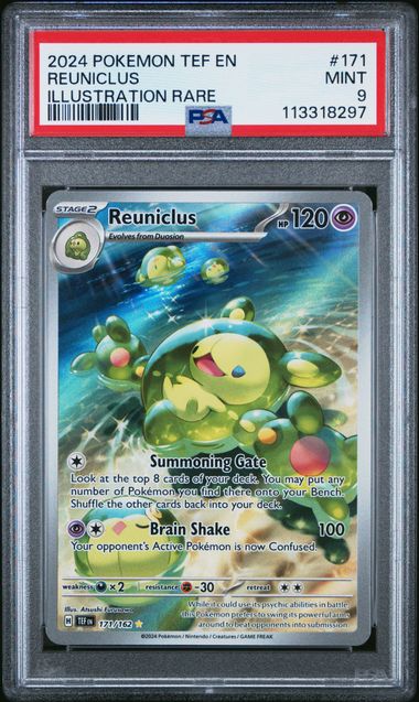 2024 Pokemon Temporal Forces Illustration Rare #171 Reuniclus front