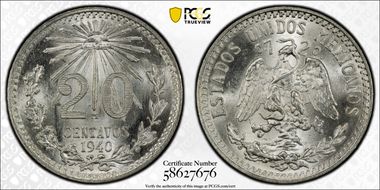 1940-M 20C MS66