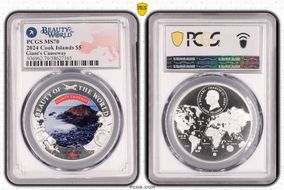 2024 $5 Giant's Causeway Beauty of the World MS70