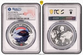 2024 $5 Giant's Causeway Beauty of the World MS70