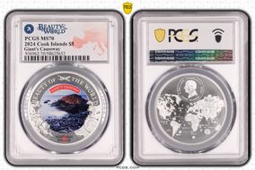 2024 $5 Giant's Causeway Beauty of the World MS70