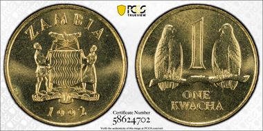 1992 Kwacha MS65