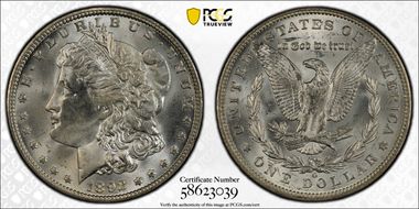 1892-O $1 MS64+