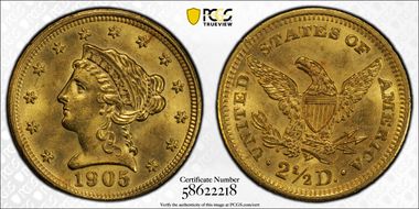 1905 $2.50 MS64