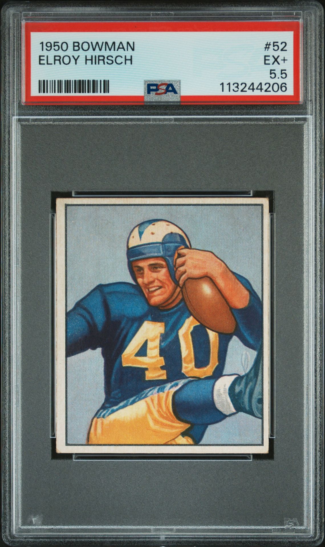 1950 Bowman BOWMAN #52 Elroy Hirsch front