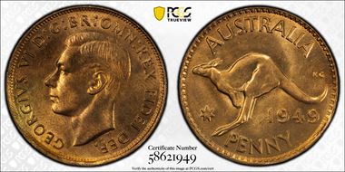 1949 (m) 1D MS64RD