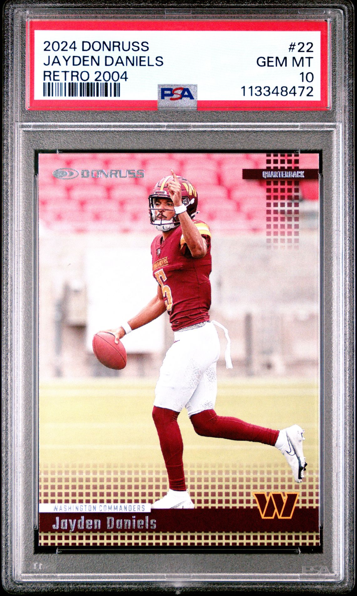 2024 Panini PANINI DONRUSS RETRO 2004 #22 Jayden Daniels front