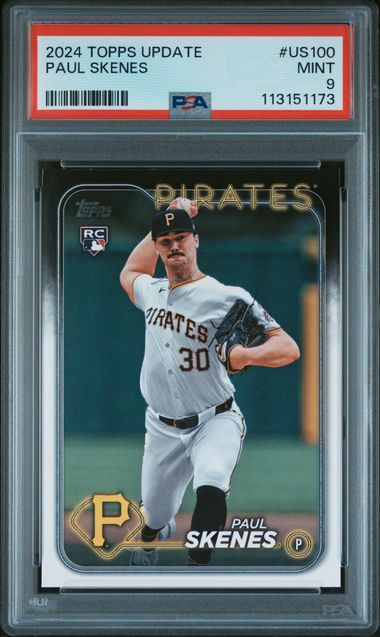 2024 Topps TOPPS UPDATE #US100 Paul Skenes front