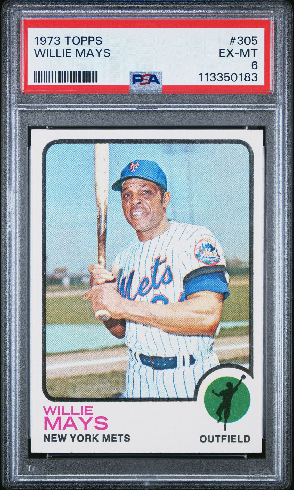 1973 Topps TOPPS #305 Willie Mays front