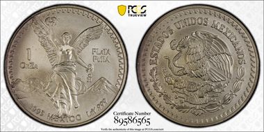1993-Mo Onza Libertad Ag MS68