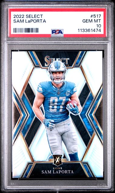 2022 Panini Select Sam Laporta #517 Gem Mt 10 front